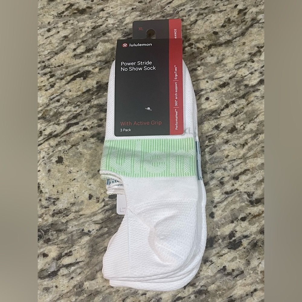 Lululemon No Show Socks (Size XL)